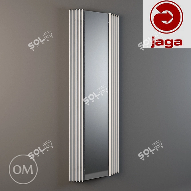 Jaga IGUANA VISIO Radiator: Stylish & Efficient 3D model image 1