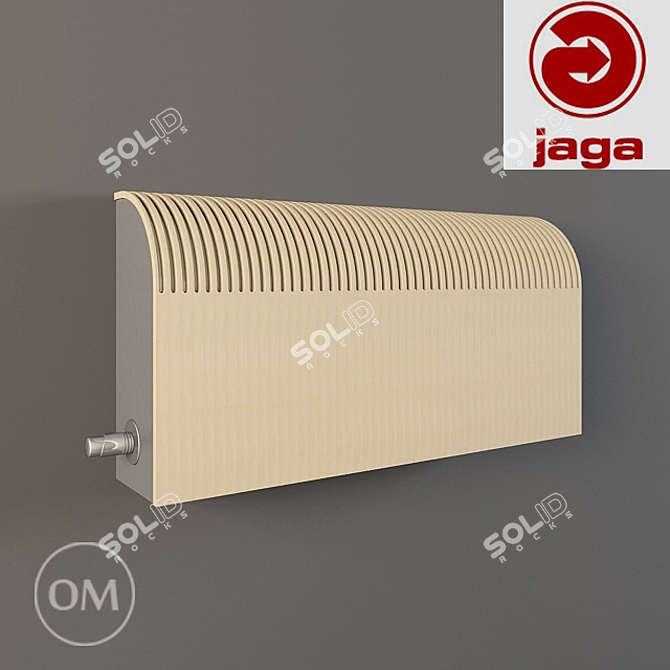 Jaga KNOCKONWOOD 10 Radiator 3D model image 1