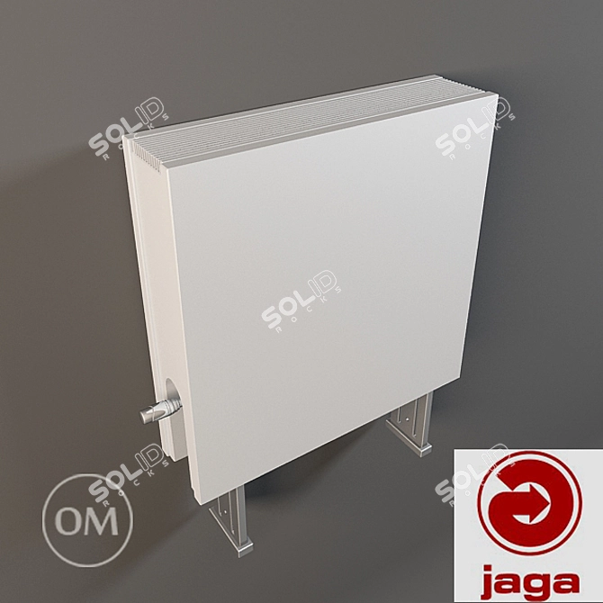 Jaga Linea Plus LINF-10 Radiator 3D model image 1