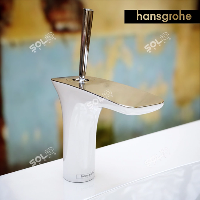 Elegant Hansgrohe PuraVida Mixer 3D model image 1