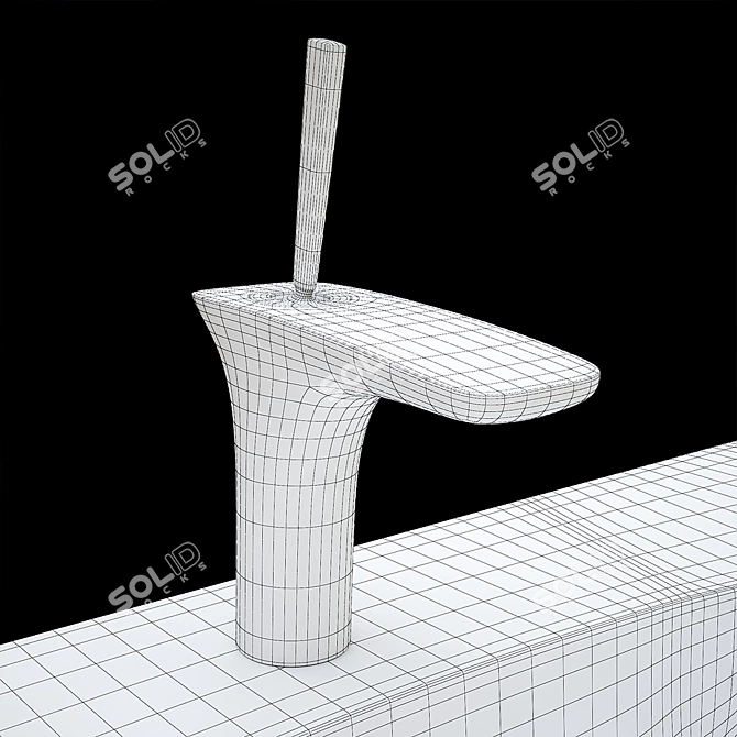 Elegant Hansgrohe PuraVida Mixer 3D model image 2