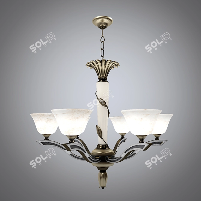 Elegant Riperlamp Tiziano Light 3D model image 1