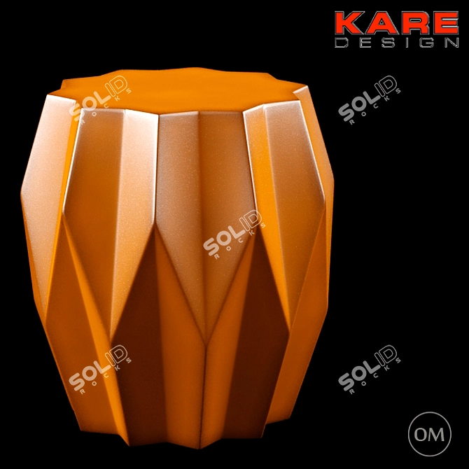 KARE Carambola: Sleek Sidetable in Stunning Design 3D model image 1