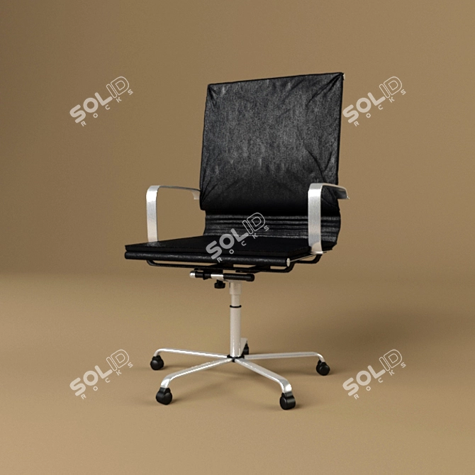 Sleek Ergonomic Office Chair 3D model image 1