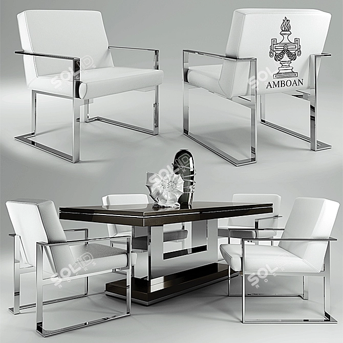 Elegant Event Furniture: Amboan 3D model image 1