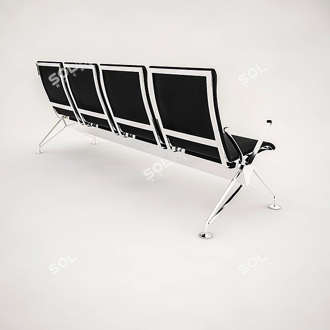 Bigao Link Chair - Sleek and Stylish Seating Solution 3D model image 2