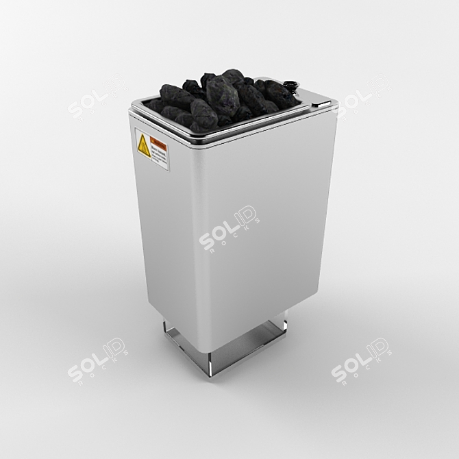 Bio Mini Sauna Steam Generator 3D model image 1