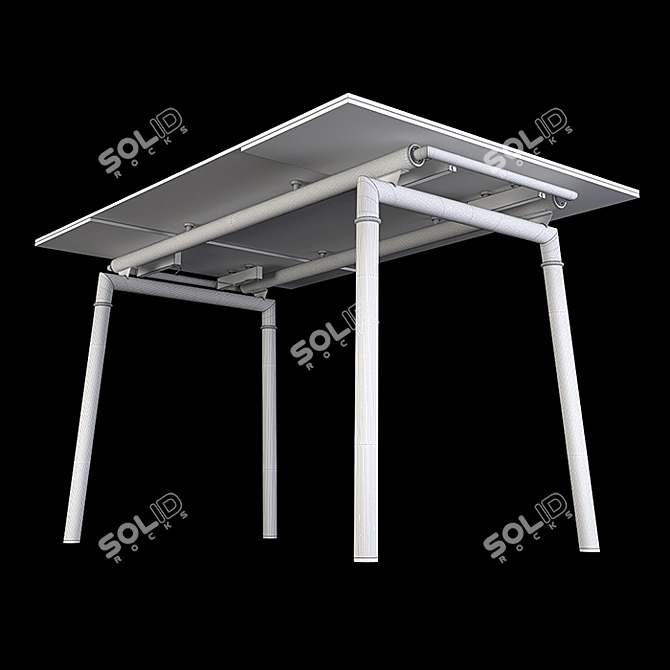 Matera 2 Extendable Table (T913) 3D model image 4
