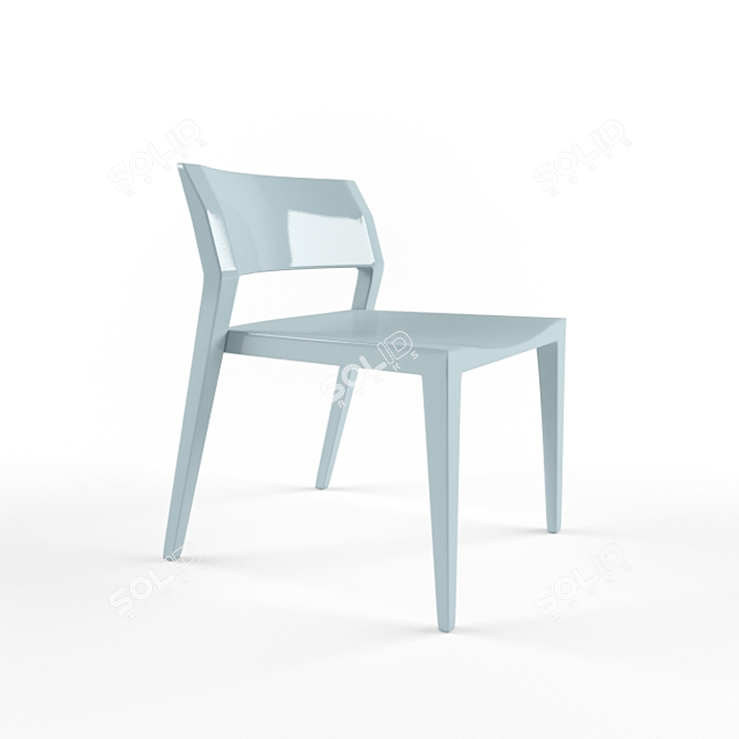 Elegant Bernhardt Allee Chair 3D model image 1