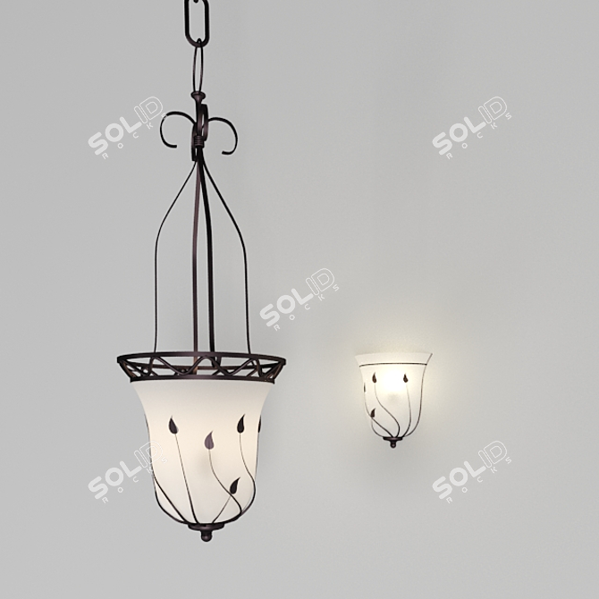 Elegant KOLARZ SAN DANIELE Lighting 3D model image 1