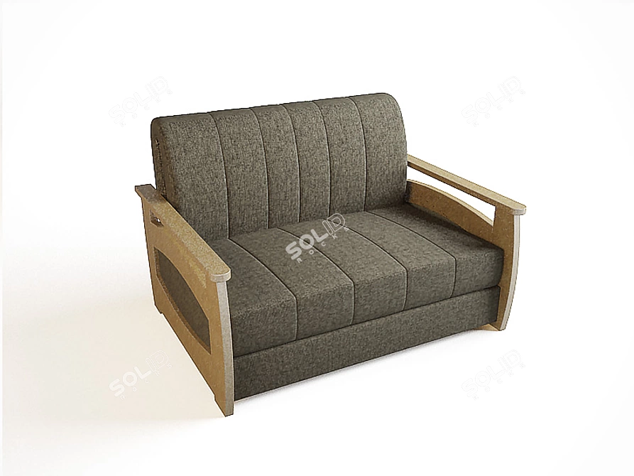 Modern Comfort: Costa Sofa 3D model image 1