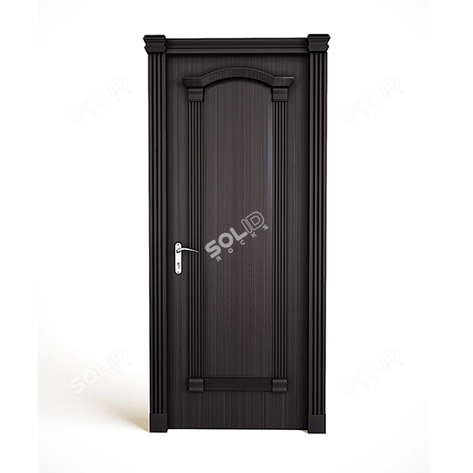 Elegant Pion Door - Timeless Beauty 3D model image 1