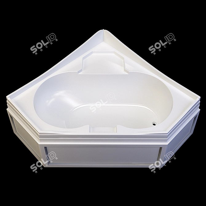 Simas Vasca Freestanding Bathtub 3D model image 3