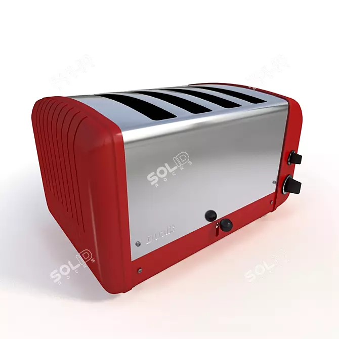 Dualit Classic 4-Slice Toaster: A Toast Lover's Dream! 3D model image 1