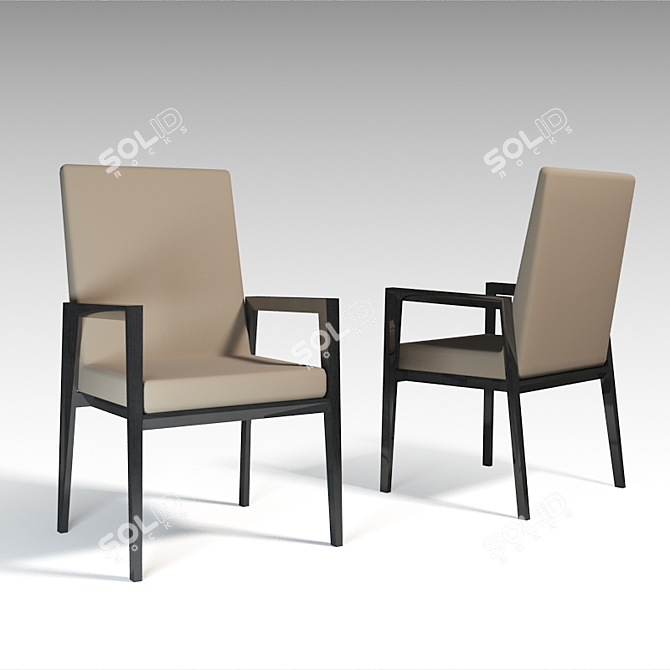 Modern Calligaris Bess Chair 3D model image 1