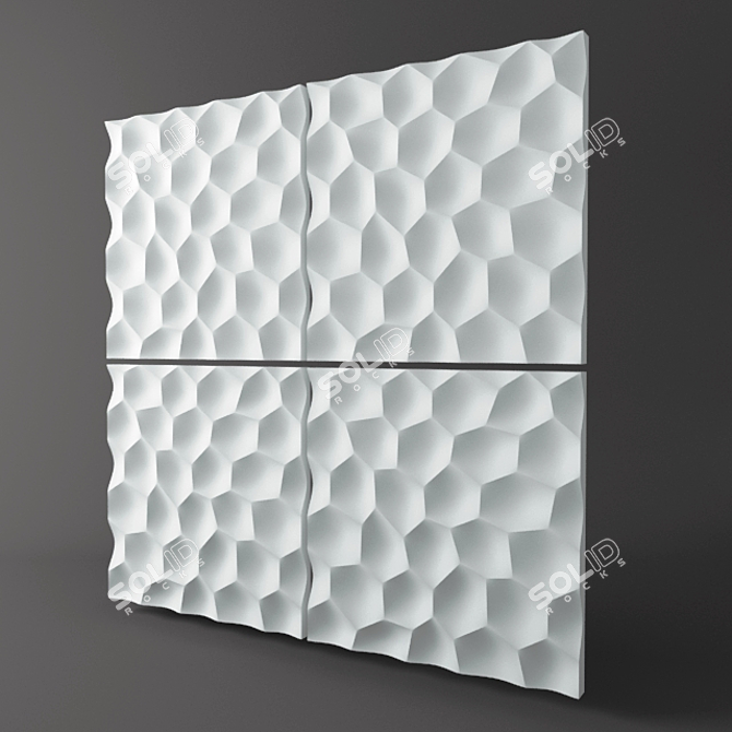 Elegant SOTE DEEP 3D Panels 3D model image 2