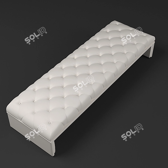 Elegant Edward Chaise: Lounge in Style 3D model image 1