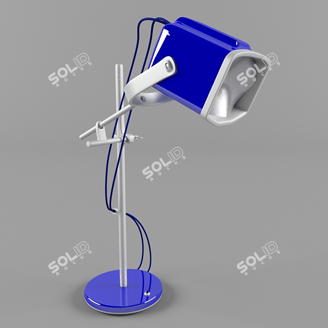 Sleek Design Office Lamp 3D model image 2