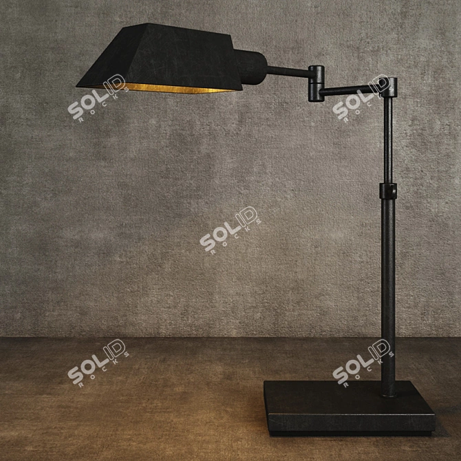 Elegant ABG Table Lamp 3D model image 1