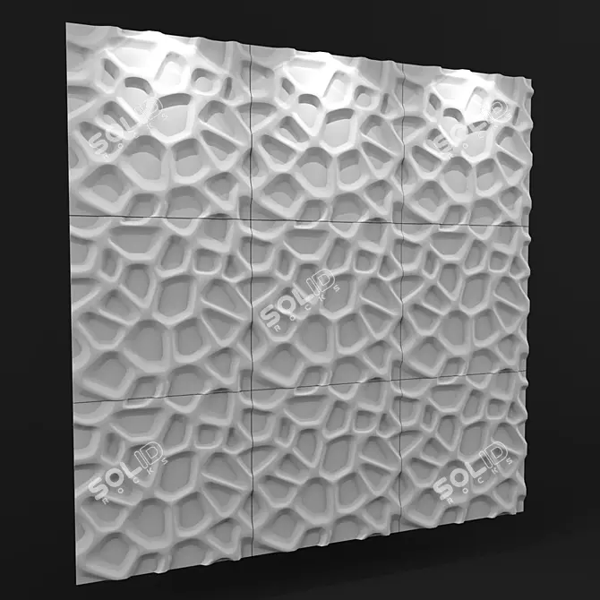 Eco-Panel Gaps: sustainable and stylish solution 3D model image 1