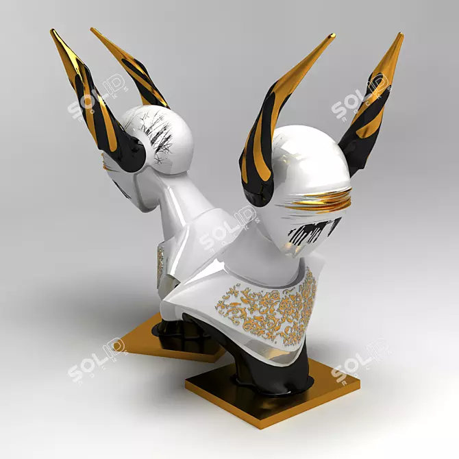 Modern Sculpture: Contemporary Design 3D model image 1