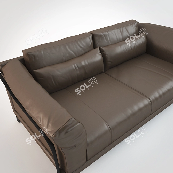 Urban Chic Sofa Set 3D model image 2