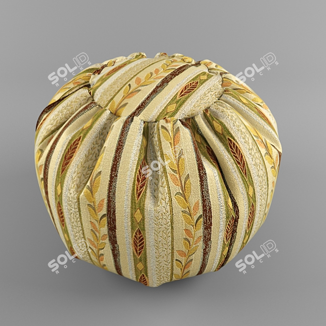 Cozy Comfy Pouf 3D model image 1