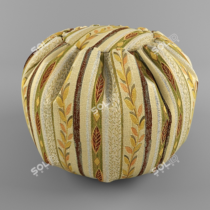 Cozy Comfy Pouf 3D model image 2