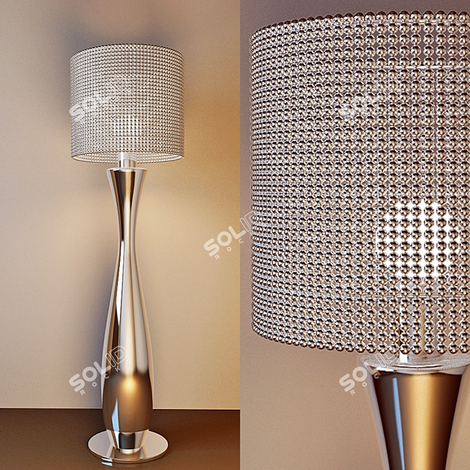 Rockstar Table Lamp - 49cm Metal & Plastic 3D model image 1