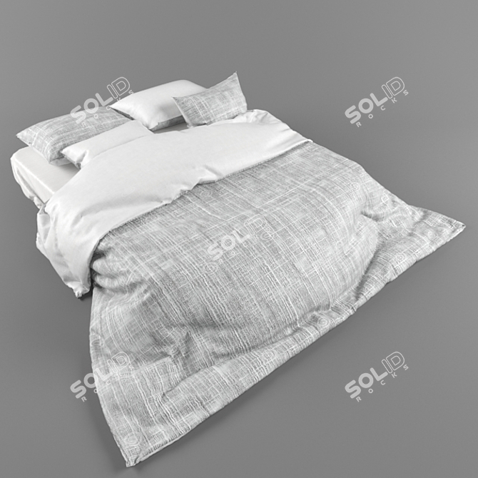 Dreamland Comfort Bed 3D model image 1