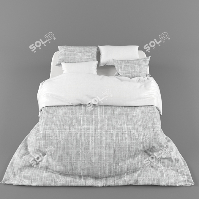 Dreamland Comfort Bed 3D model image 3