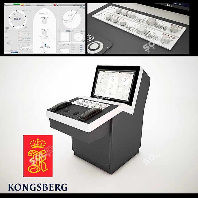 K-Bridge Monitor Console - All-inclusive Testing Solution 3D model image 1