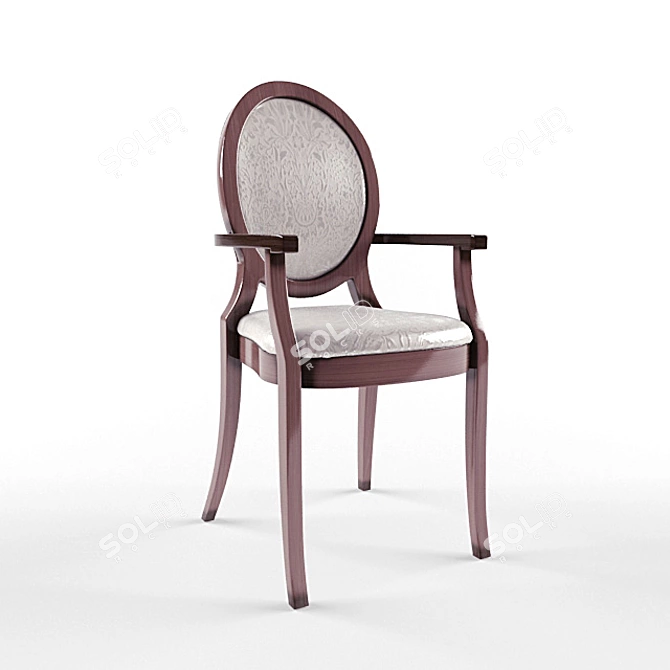 Photo-Inspired Chair 3D model image 1