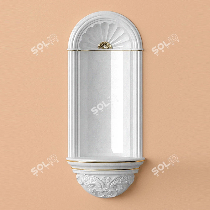 Elegant Classic Niche 3D model image 1