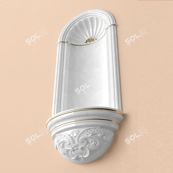 Elegant Classic Niche 3D model image 2