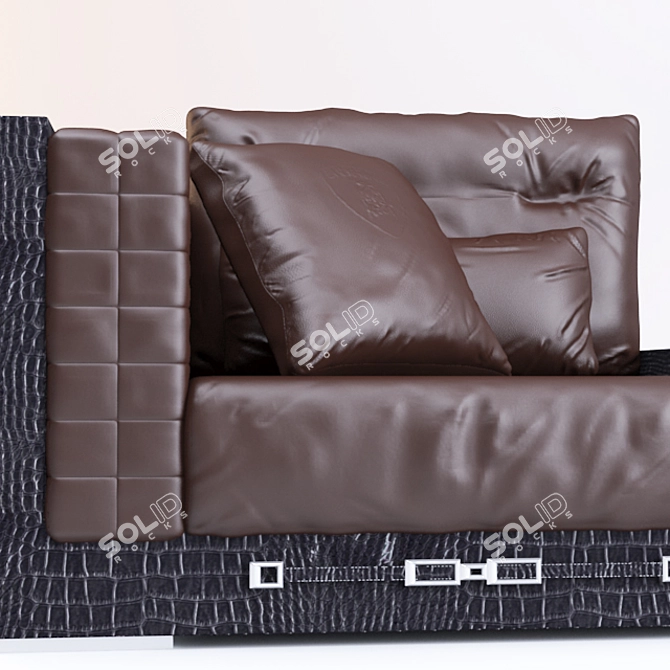 Lamborghini Luxury Lounge Sofa 3D model image 2