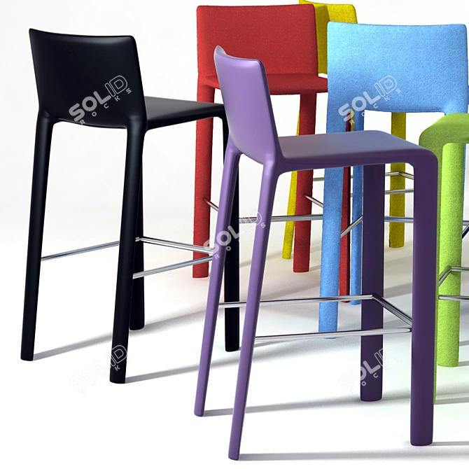 Modern Joko Chair: Sleek. Stylish. Sophisticated. 3D model image 2