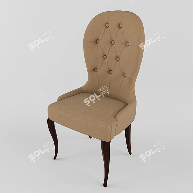 Timeless Elegance: Classic Chair 3D model image 1