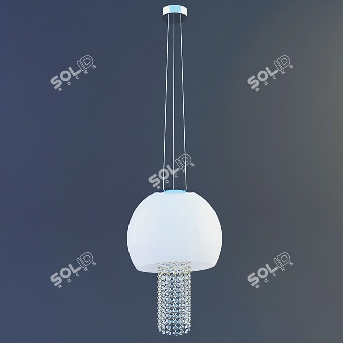 Modern Pendant Light Italux MD9226-1B 3D model image 1