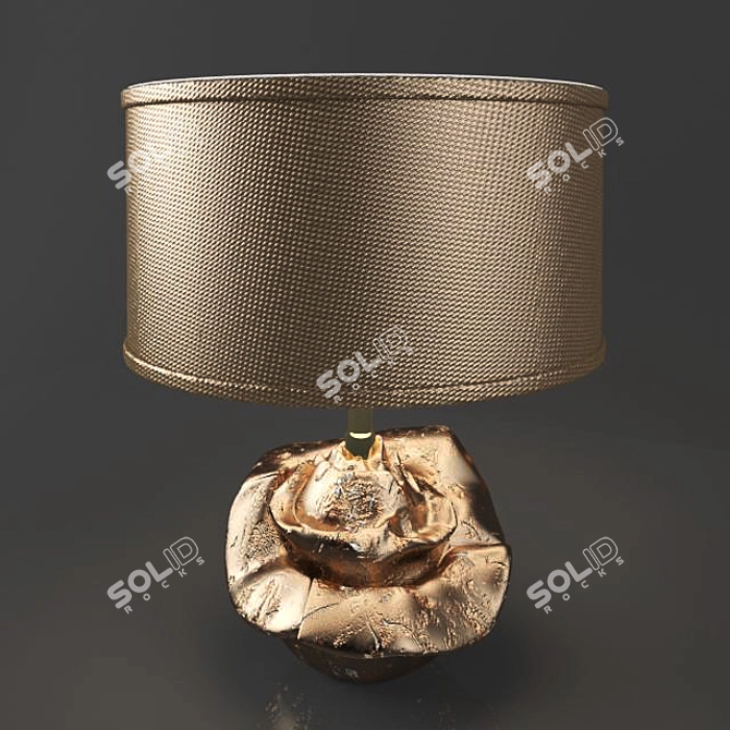 Mother-lamp-oro: Stylish Italian Table Lamp 3D model image 1