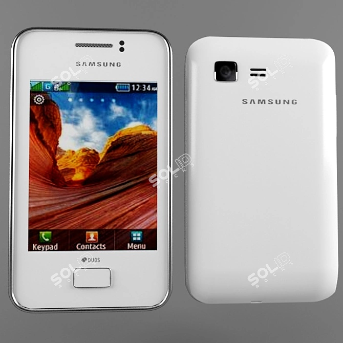 Title: Smartphone Samsung Galaxy 3D model image 1