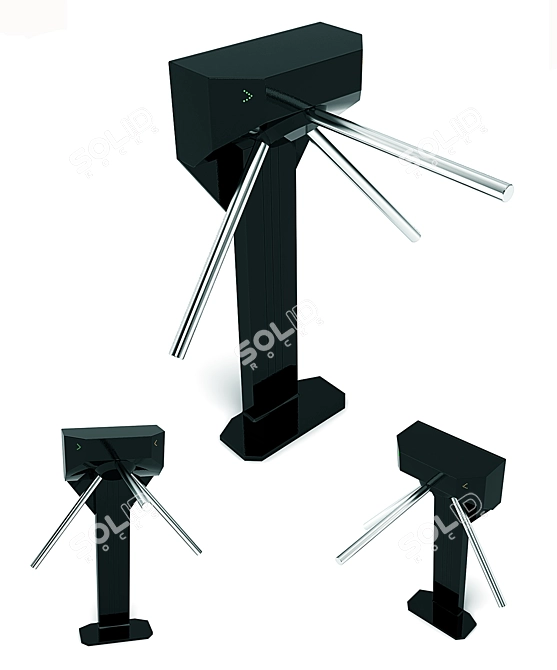 Rostov-Don T2M1 Turnstile 3D model image 1