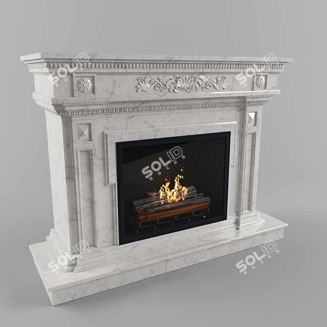 Cozy Fire Pit for Warm Nights! 3D model image 1