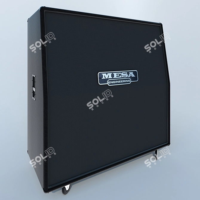 Mesa 4x12 Recto Slant Cabinet 3D model image 1