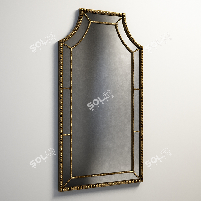 Elegant Venice Mirror - LA012F01 3D model image 1