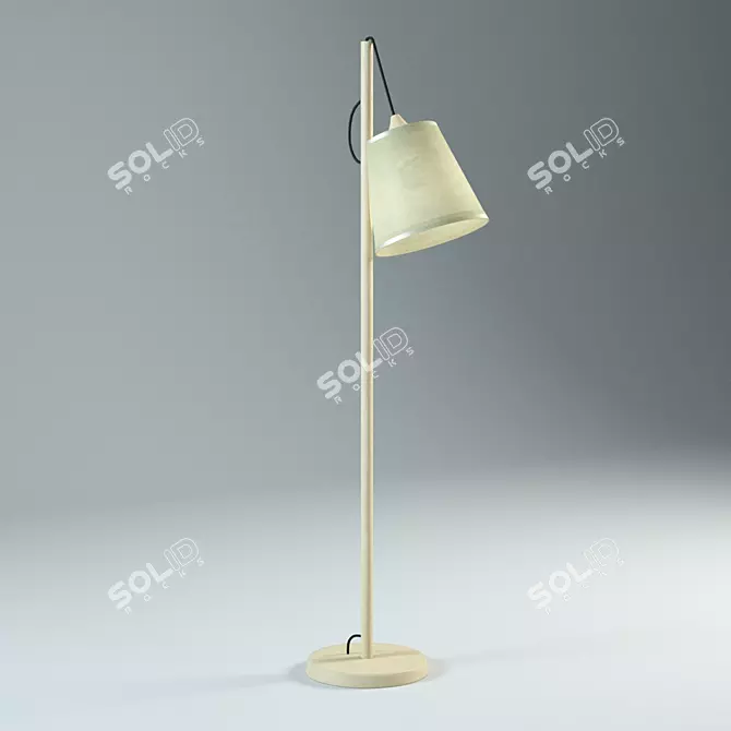 Sleek Pull Lamp by Muuto 3D model image 1