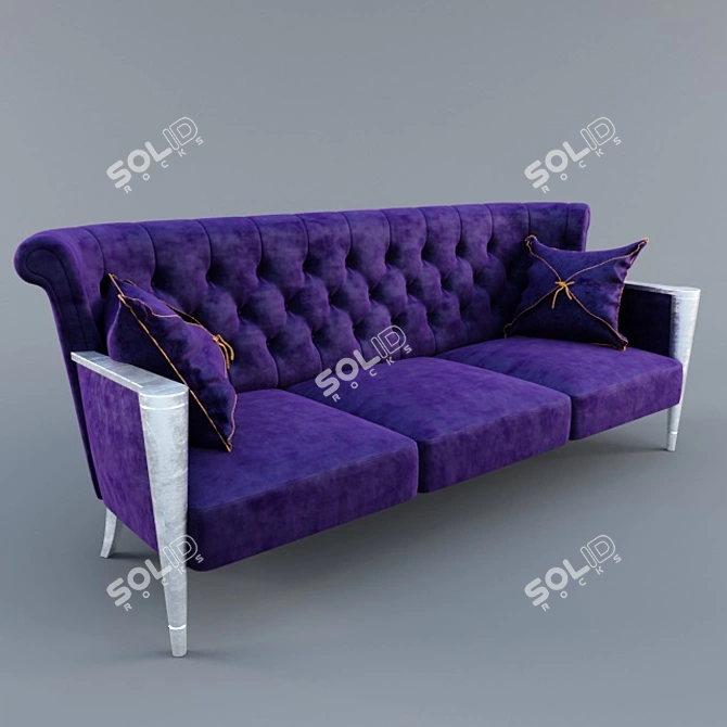 3-Seater Divan Mattress 3D model image 1