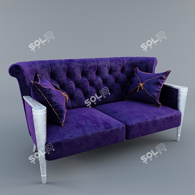 Urban 2-Seater Divan 3D model image 1