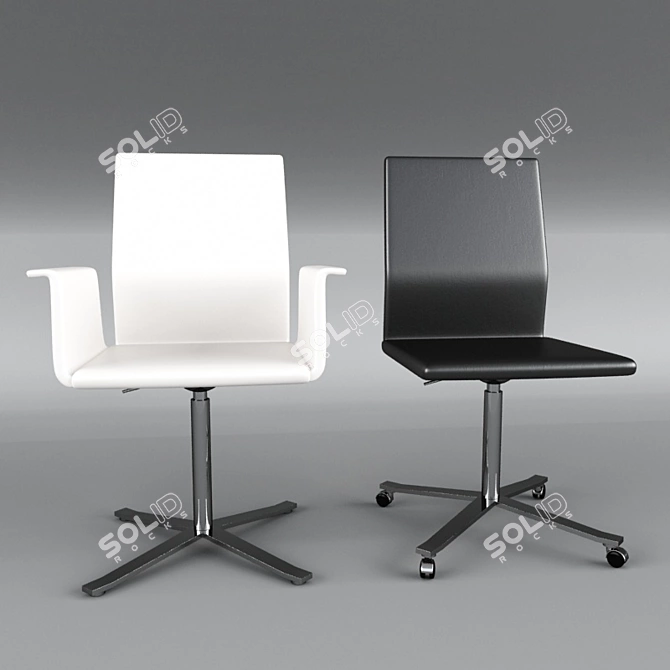 Sleek Fino Armchair: Modern Design 3D model image 1