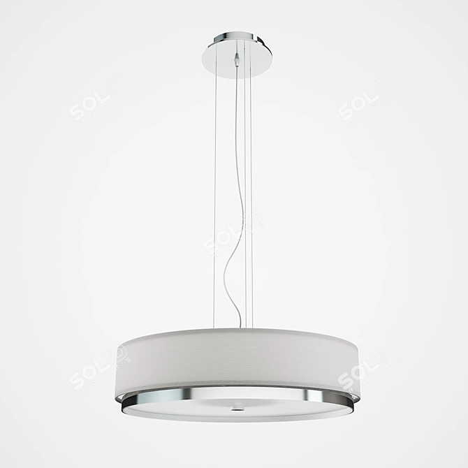 Title: Estiluz Iris Pendant Light 3D model image 1